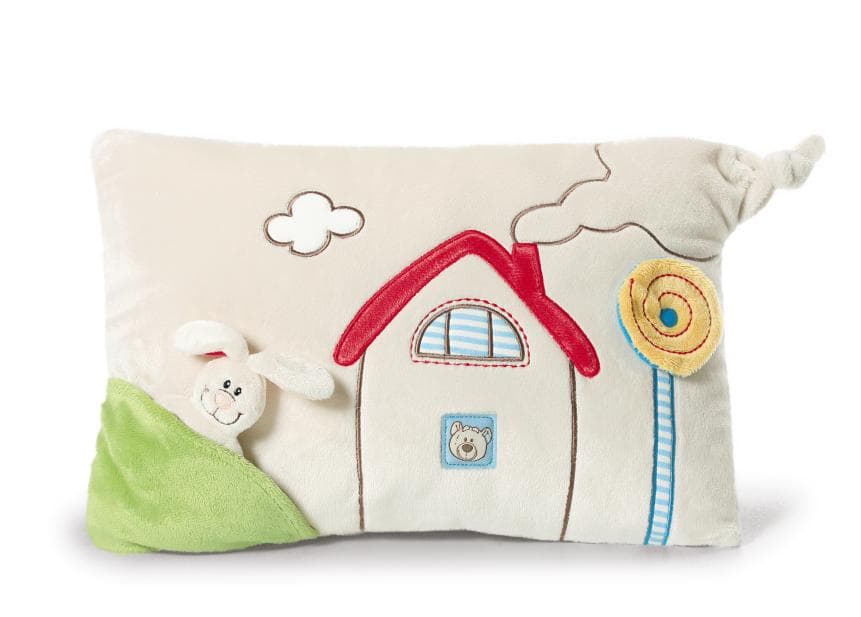 NICI Entdeckerkissen Hase Plüschkissen ab 6 Monate ca. 37 x 25 x 15 cm