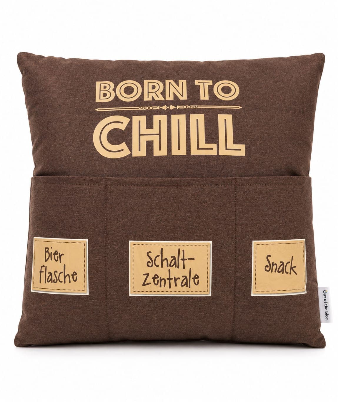 HERGO Sofahelden Kissen "Born to Chill"