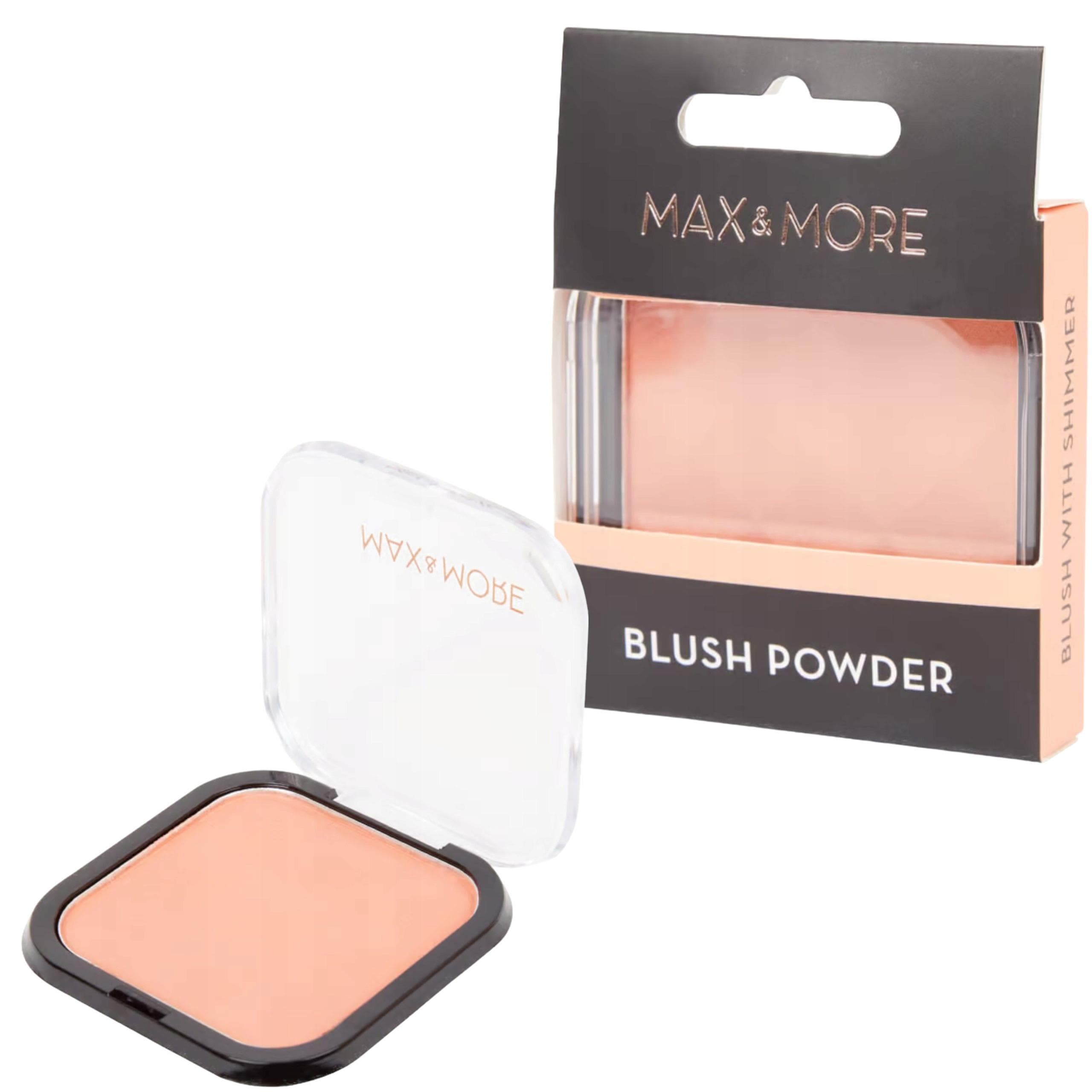 Max & More Blush Powder Rouge Puder 8g – vegan, natürlicher Wangen-Look, Make-up Rouge