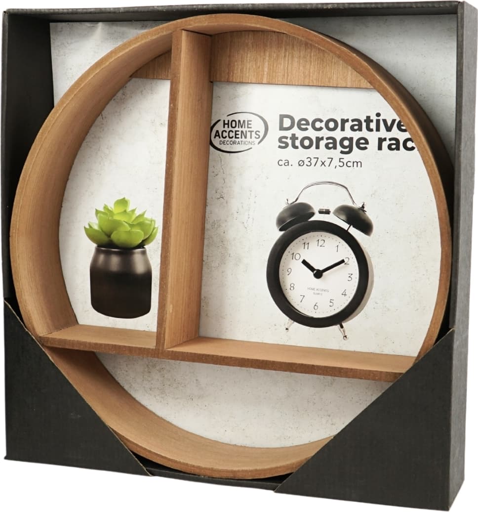 Dekoratives Wandregal ACCENTS 37 cm - verschiedene Farben Farbe: Hellbraun