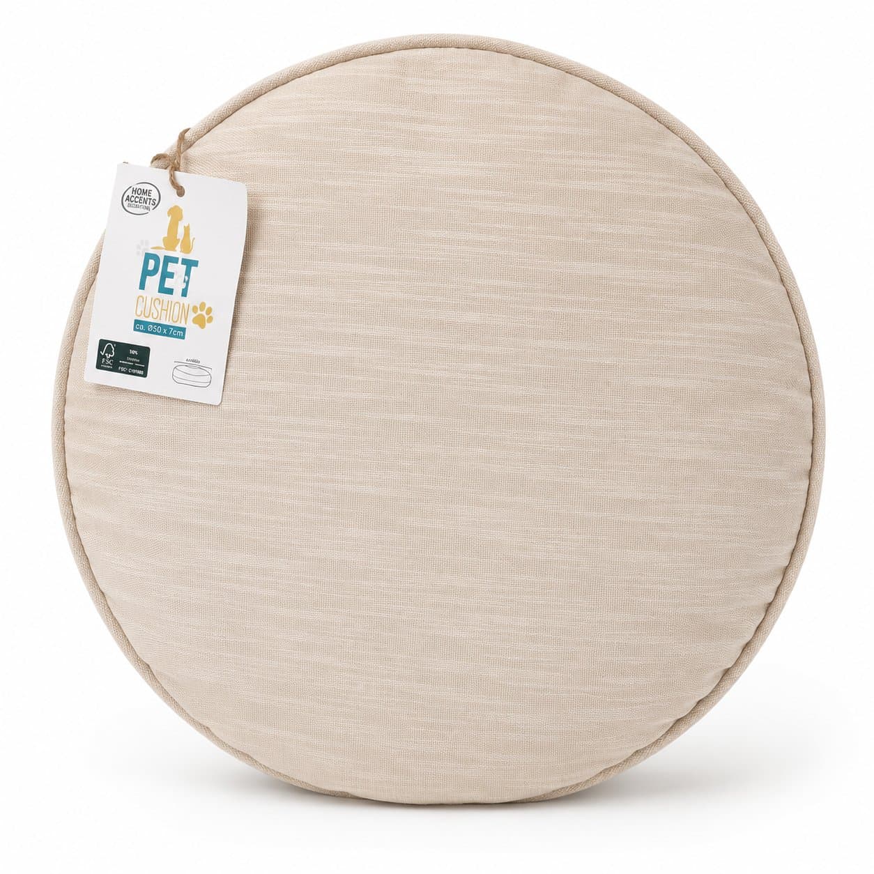 Haustierkissen „Pet Cushion“ Beige – ca. 50 × 70 cm
