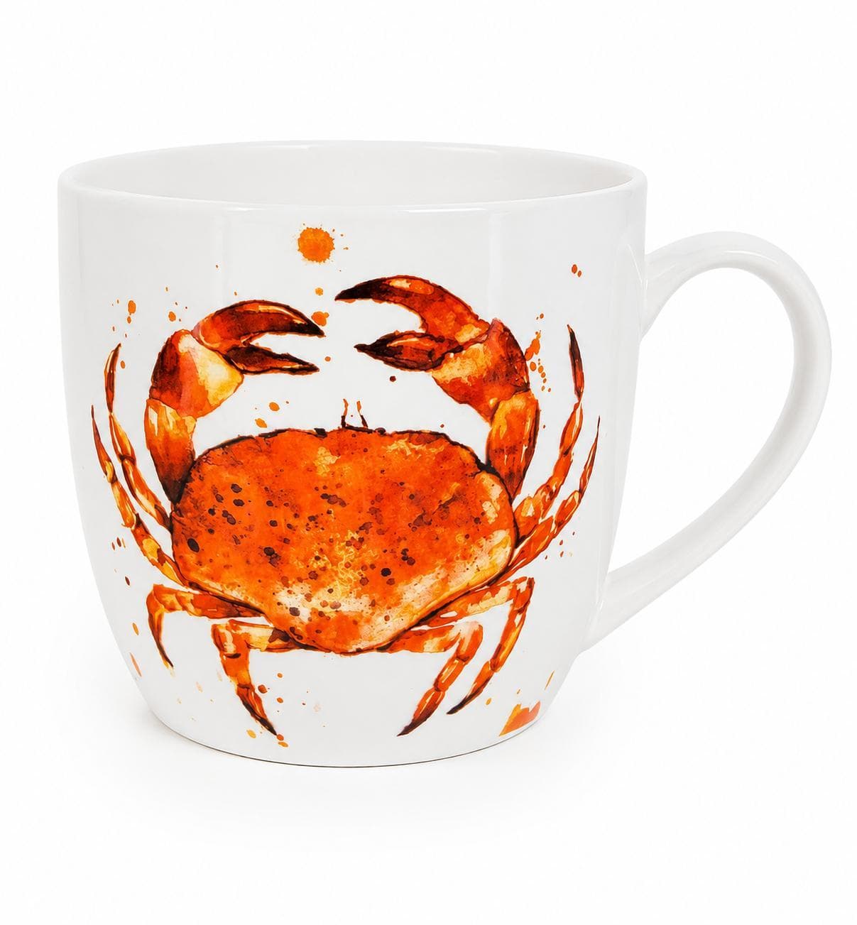 Werner Voss Tasse mit Krabbe | Maritime Deko Jumbo-Becher Kaffeetasse | Cappuccino-Tasse breit | Küstenstil NEU